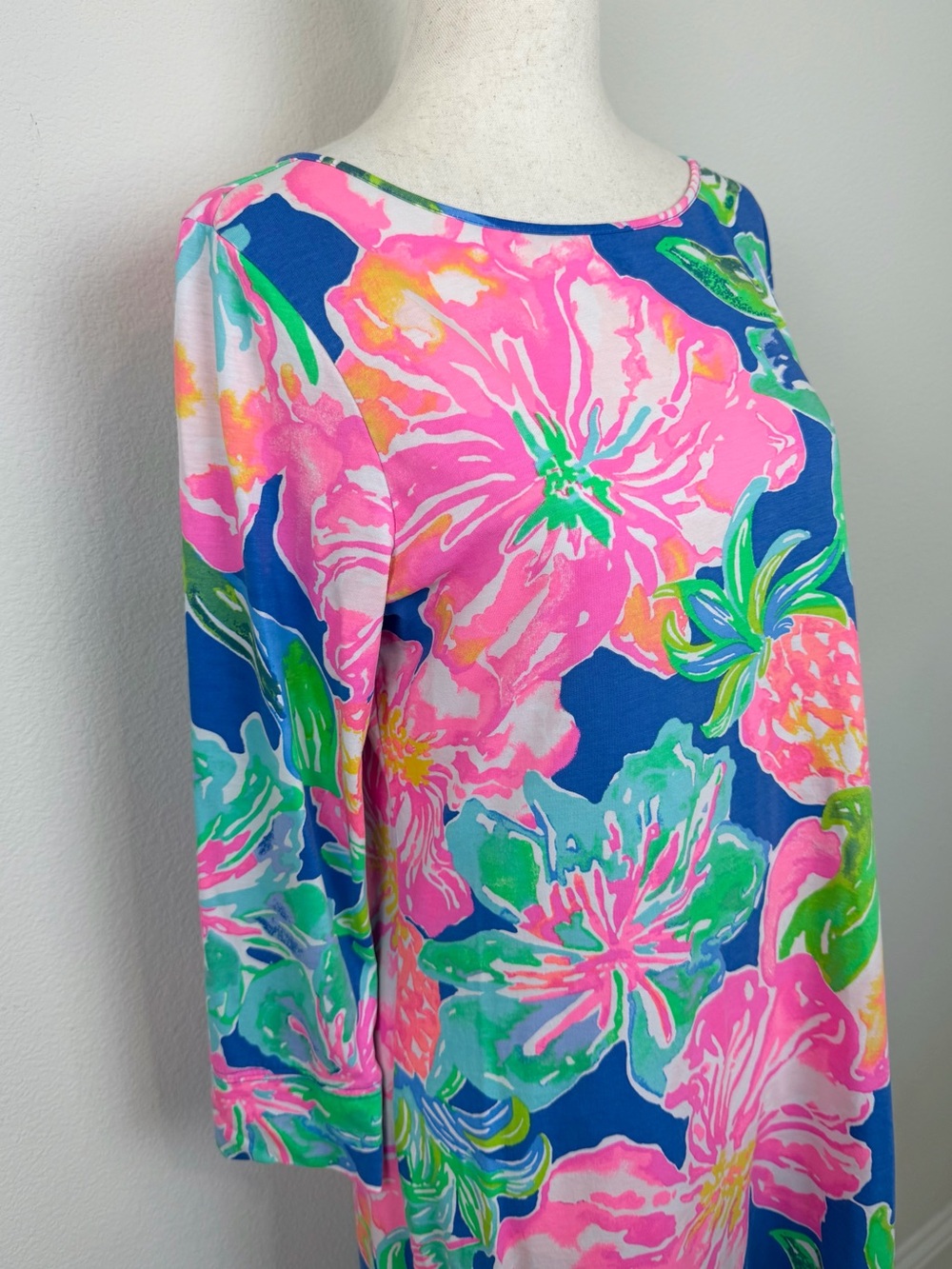 Lilly Pulitzer Beckon Blue Marlowe Dress in  Jungle Utopia - Picture 5 of 10